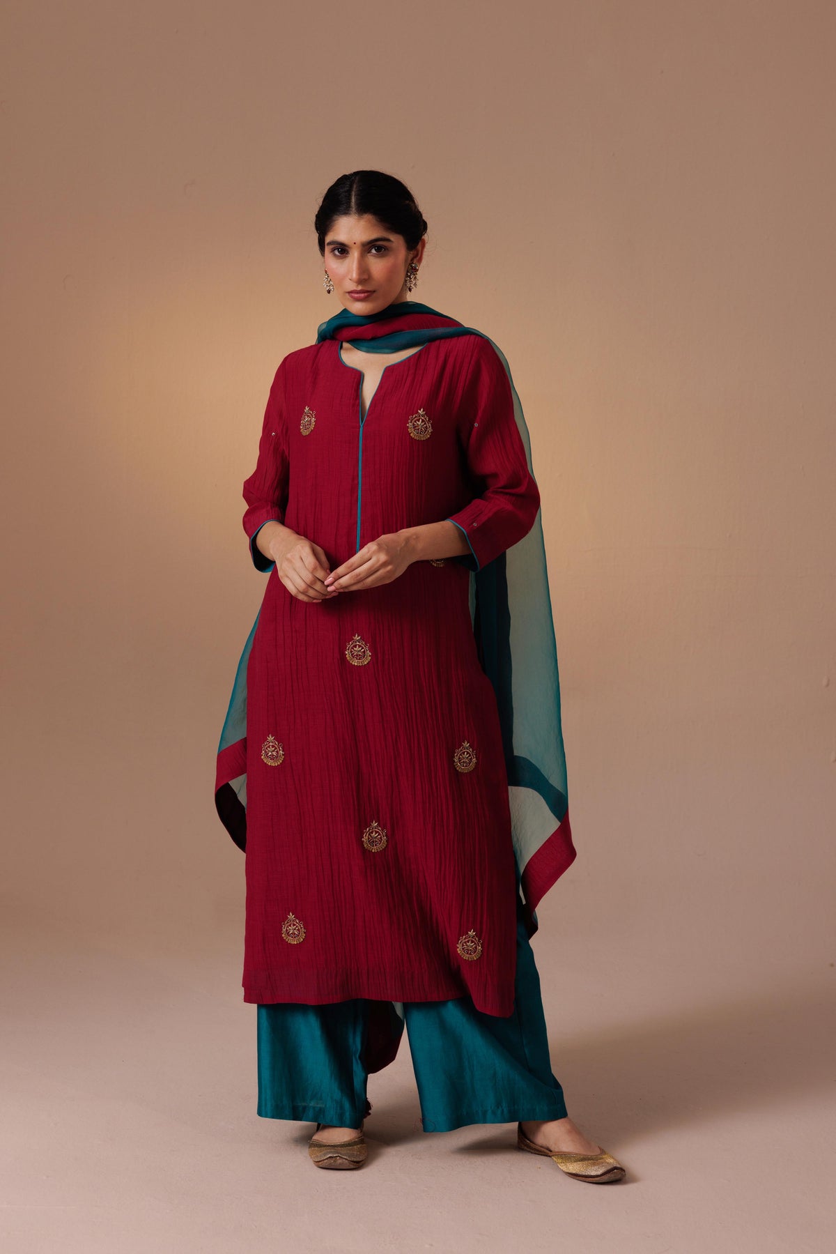 Avanti Color Block- Red Green