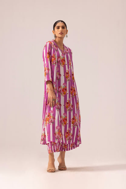 Thea Kurta Pant Set Pink