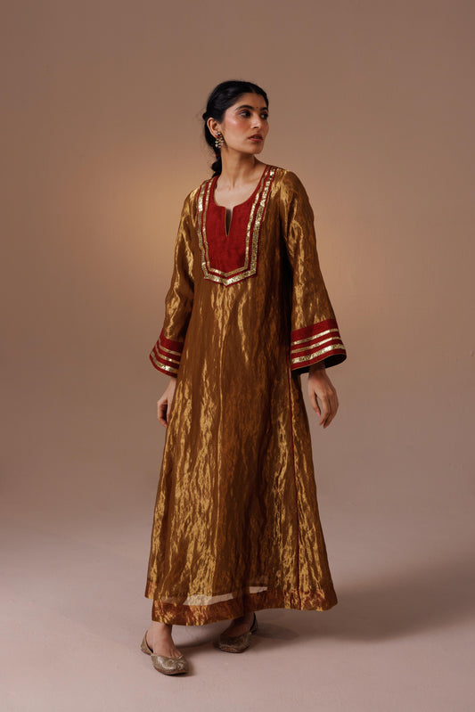 Ramneek Dress - Gold