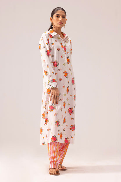 Deepika Kurta Pant Set White