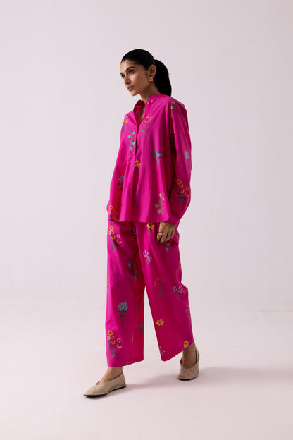 Daisy Coord Set Fuschia