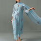 Ella kurta set blue