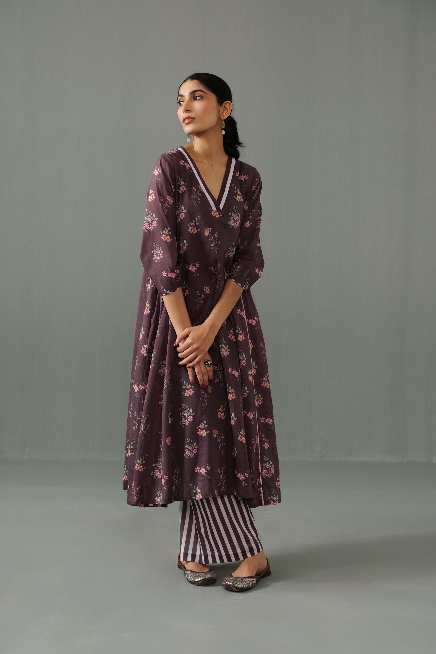 Sagarika kurta set Brown