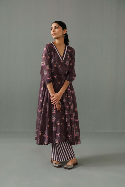 Sagarika kurta set Brown