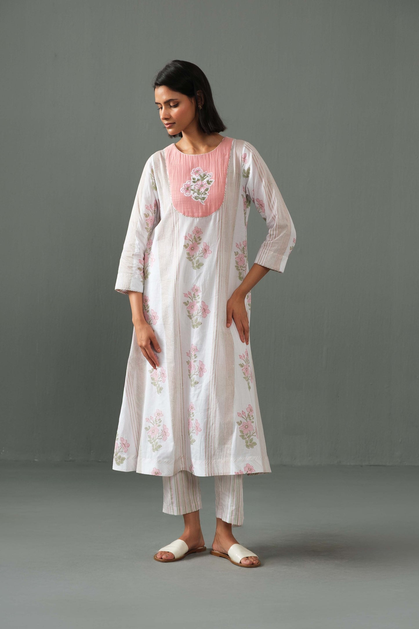 Jule kurta set pink