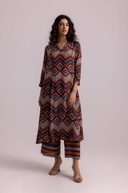 Thea Aztec Set Beige