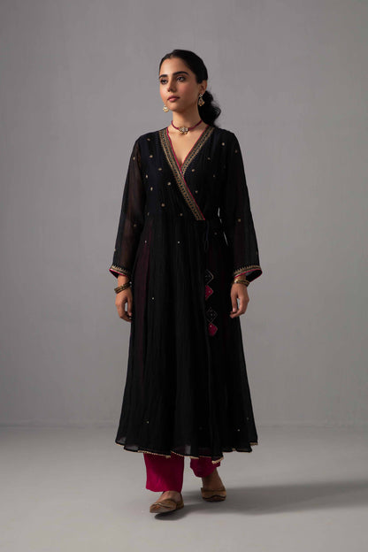Raha Angrakha Set Black