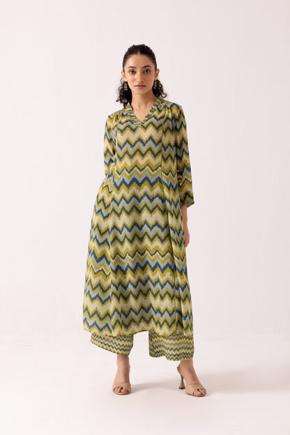 Thea Chevron Set Green