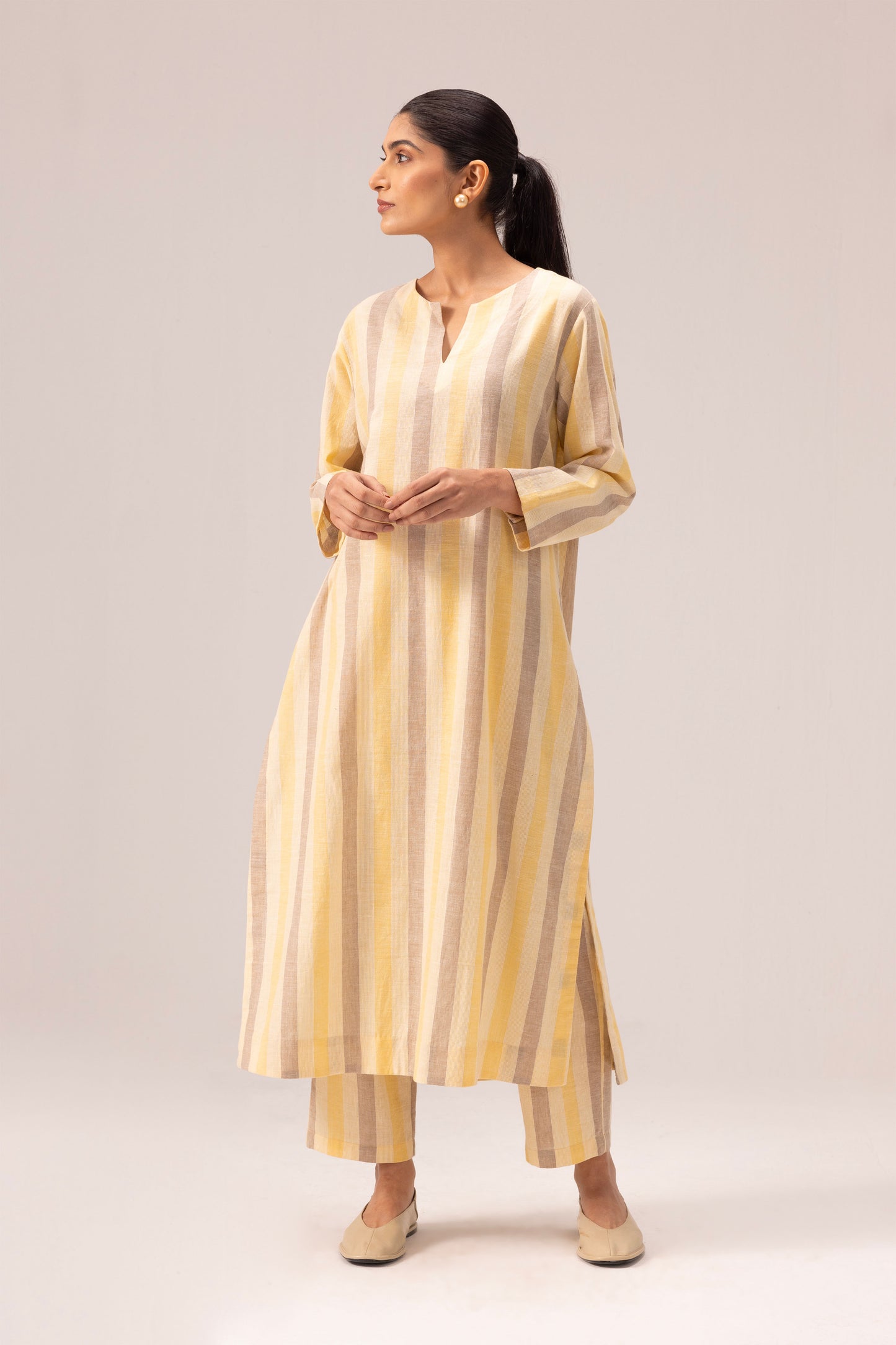 Riya Kurta Set Yellow