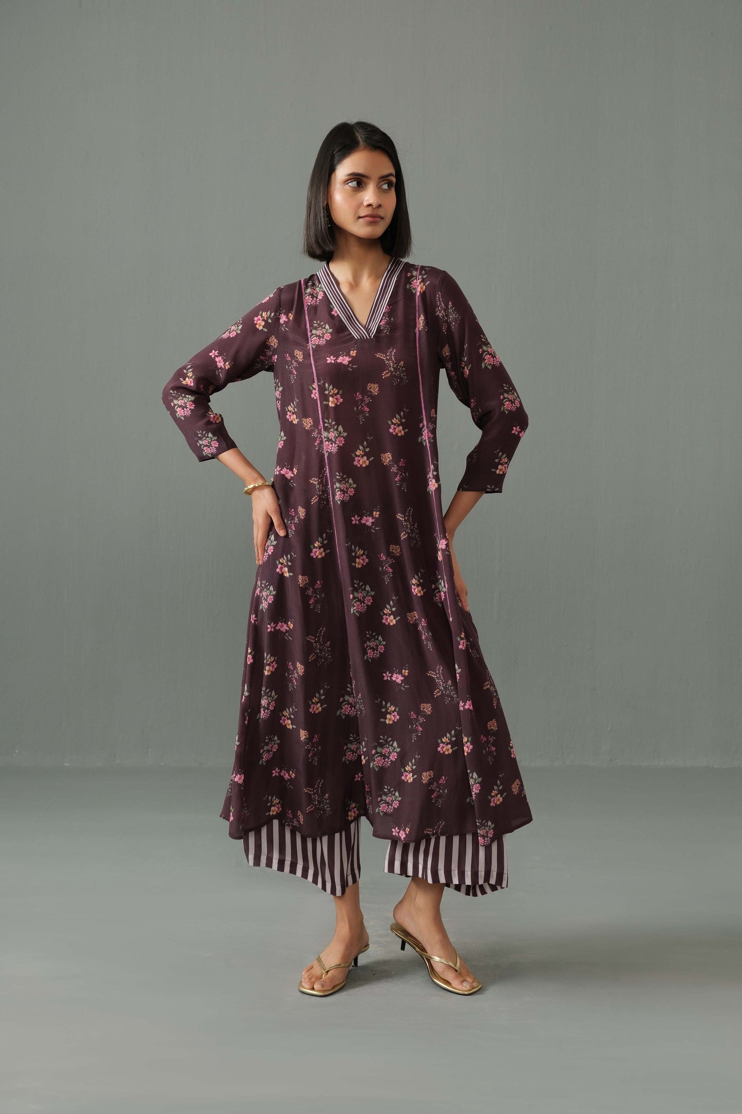 Thea co-ord set Brown