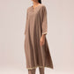 Riya Kurta Set Brown