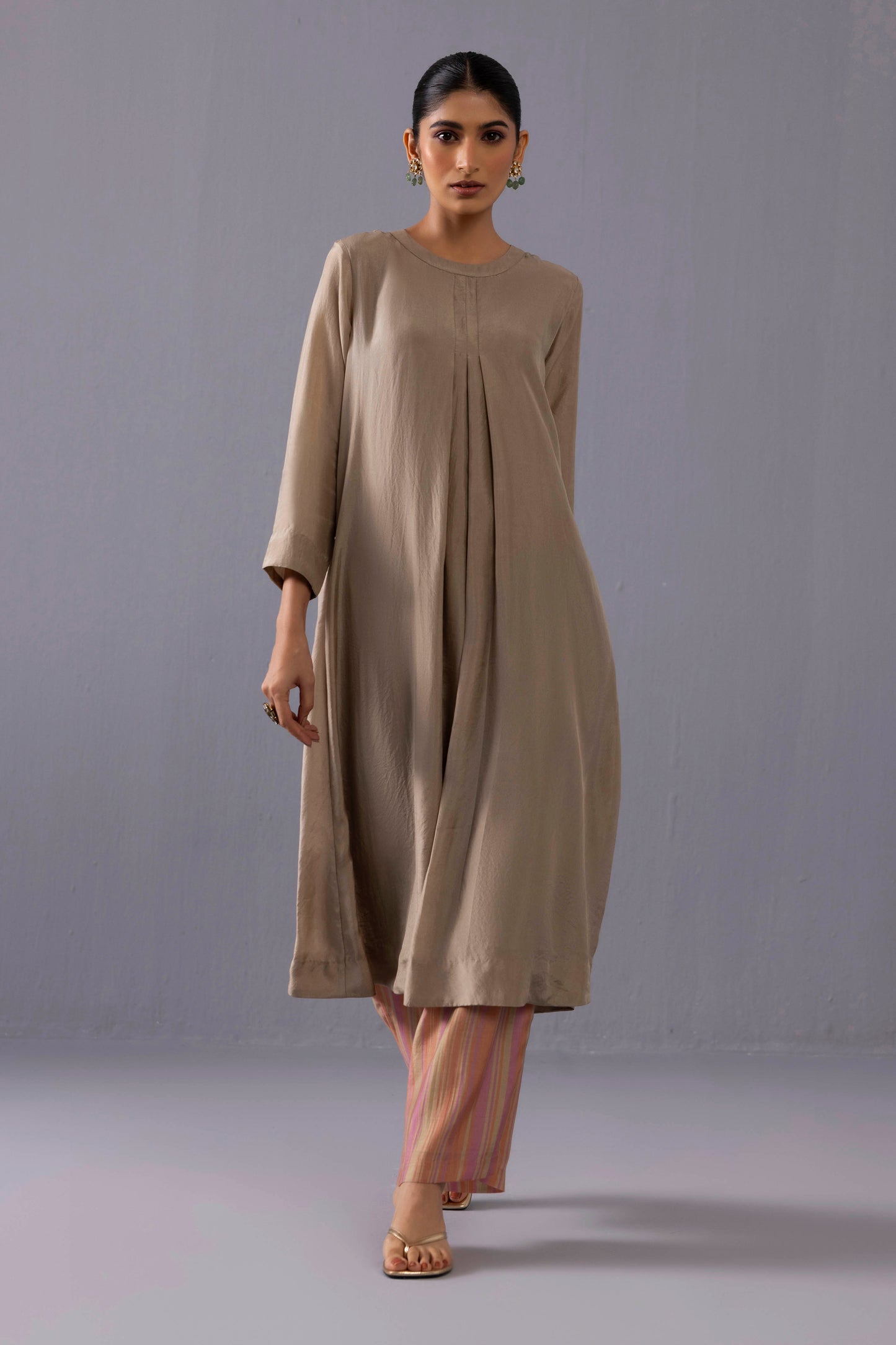 Maya Kurta Set Grey
