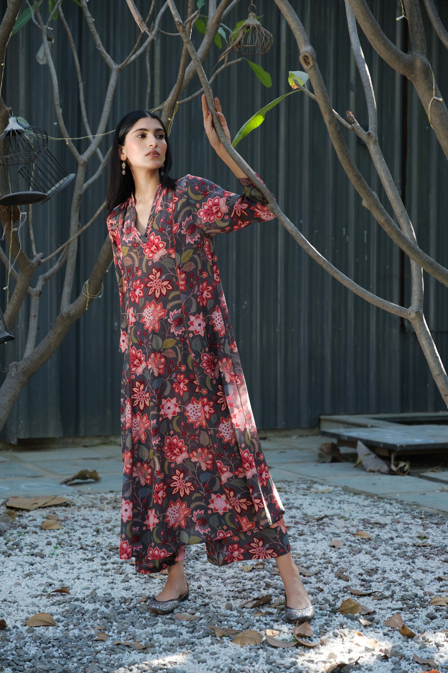 Thea Chintz co-ord set Brown