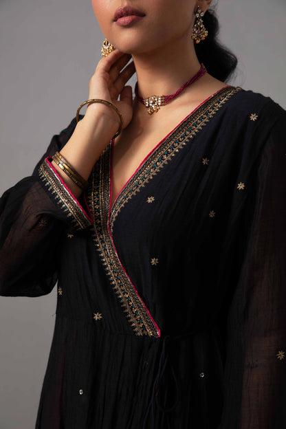Raha Angrakha Set Black
