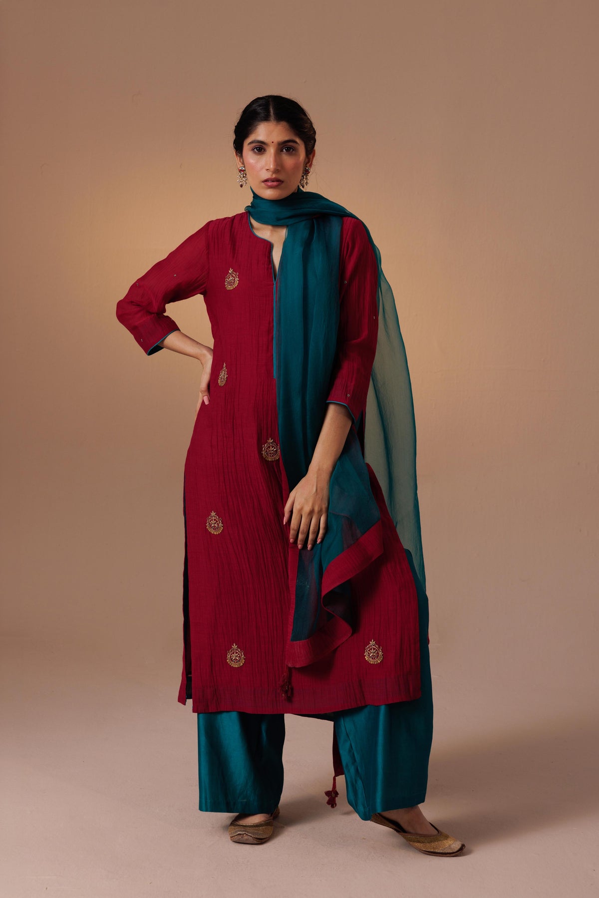 Avanti Color Block- Red Green