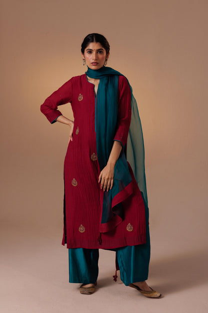 Avanti Color Block- Red Green