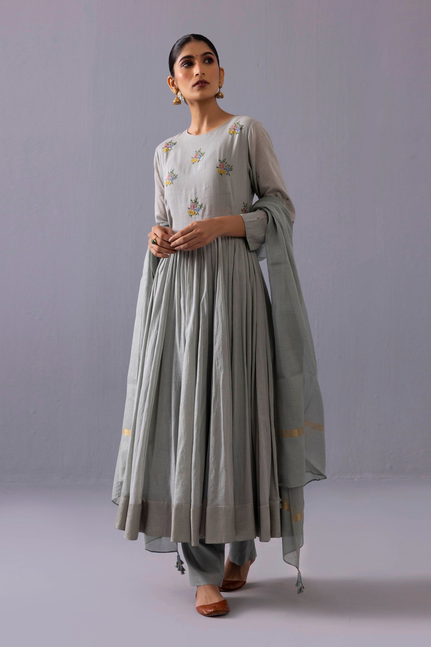 Latika Kurta Set Blue