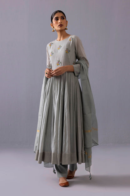 Latika Kurta Set Blue