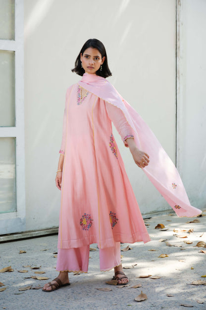 Zoe kurta set pink