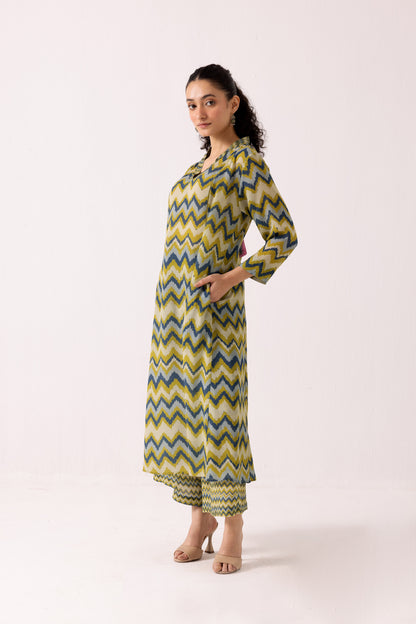 Thea Chevron Set Green