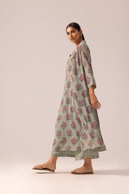 Thea Kurta Pant Set Sage Green