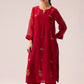 Avanti Kurta Dupatta Set Red
