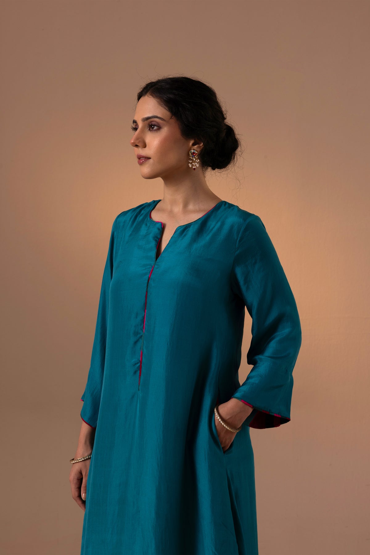 Chaya Kurta Set - Turquoise