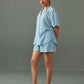 Coral co-ord set Blue