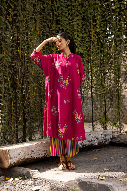 Juhi Kurta Set Magenta