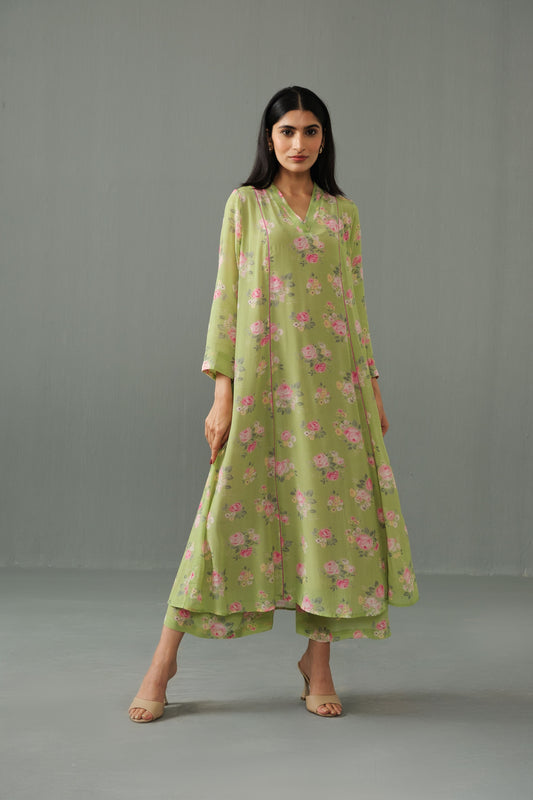 Thea Rose co-ord set Green
