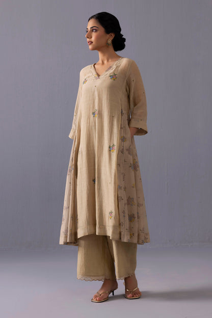 Sagarika Kurta Set Beige