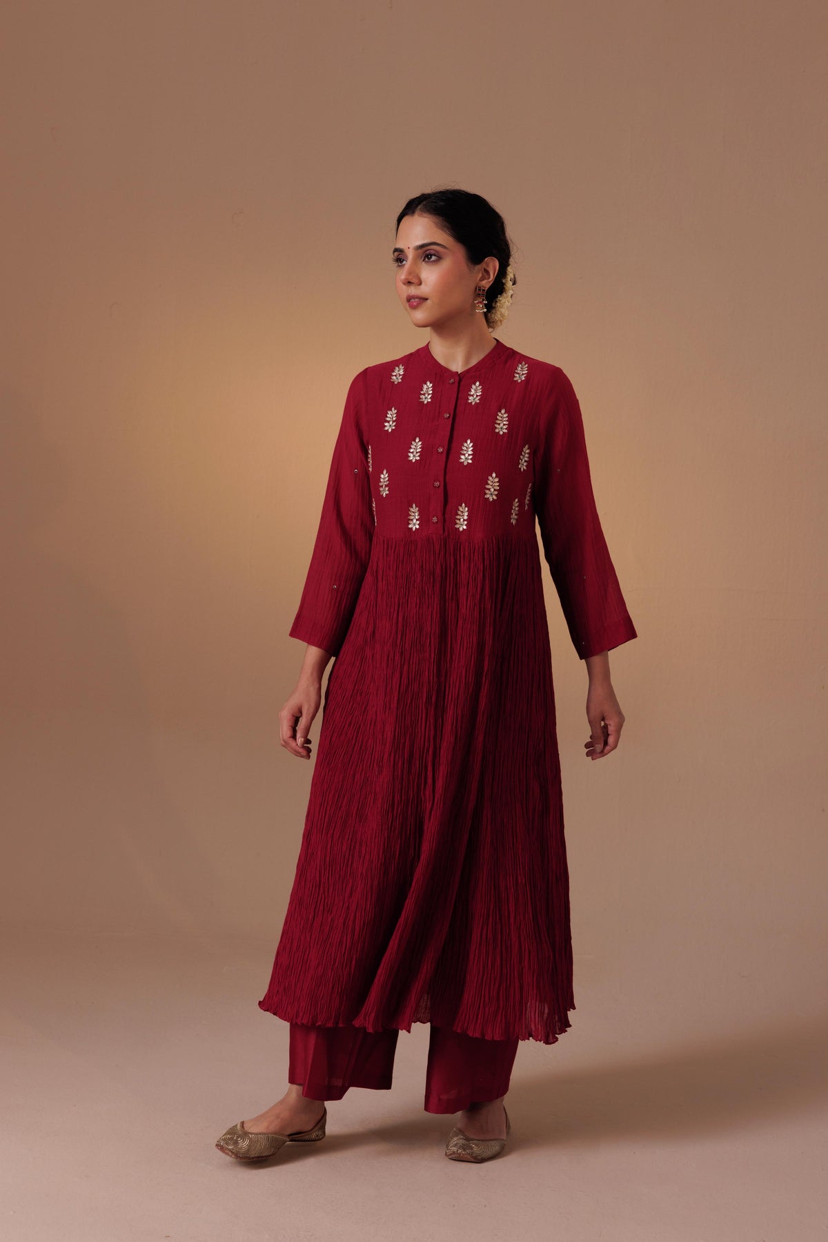Indu Kurta Set - Red