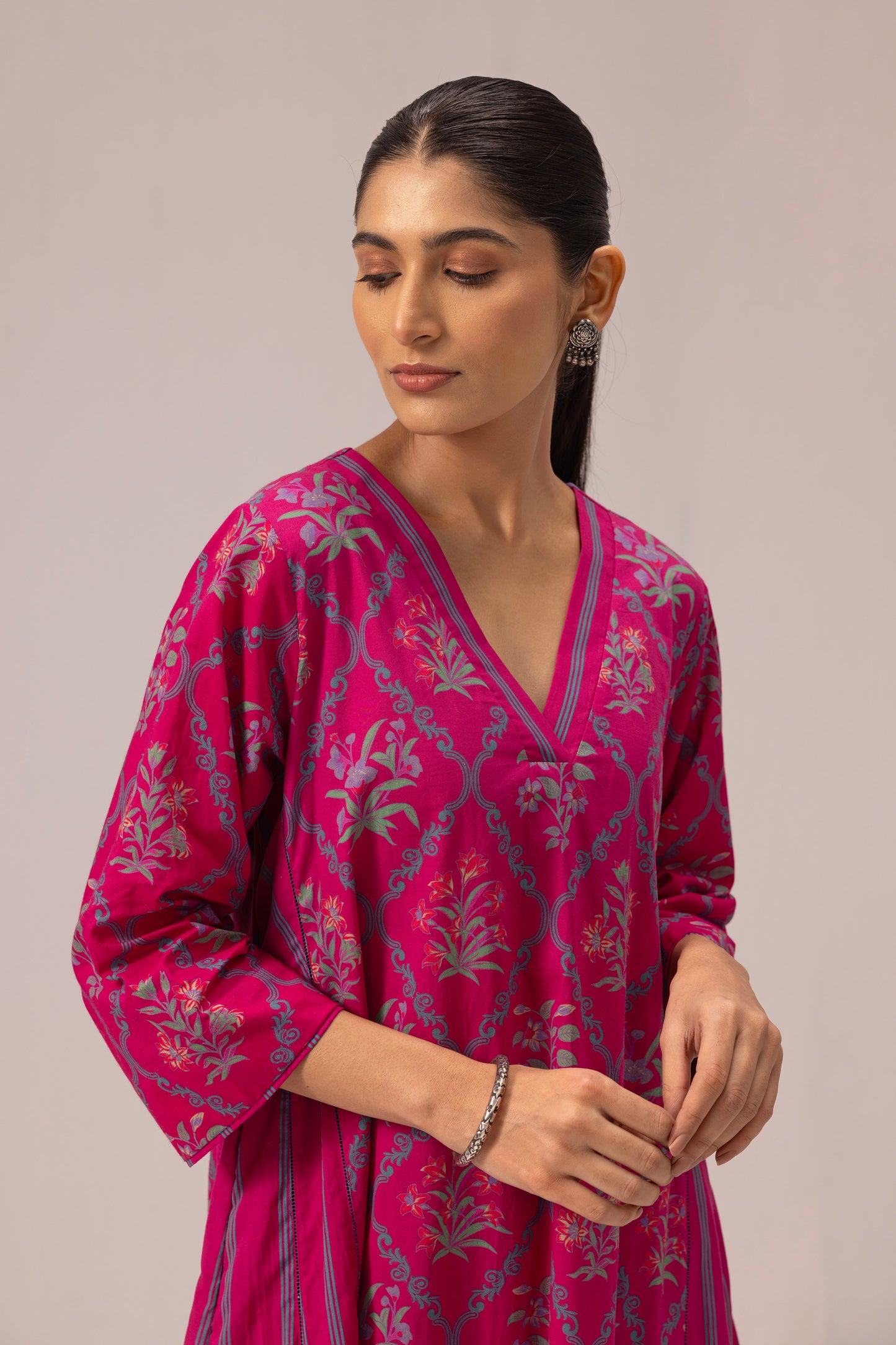 Jia Kurta Pant Set Pink