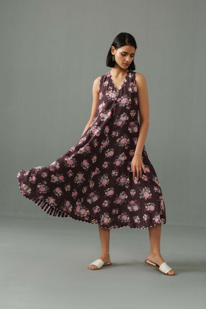 Orchid Dress Brown