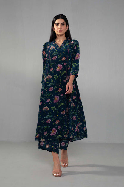 Chintz Thea Set Navy Blue