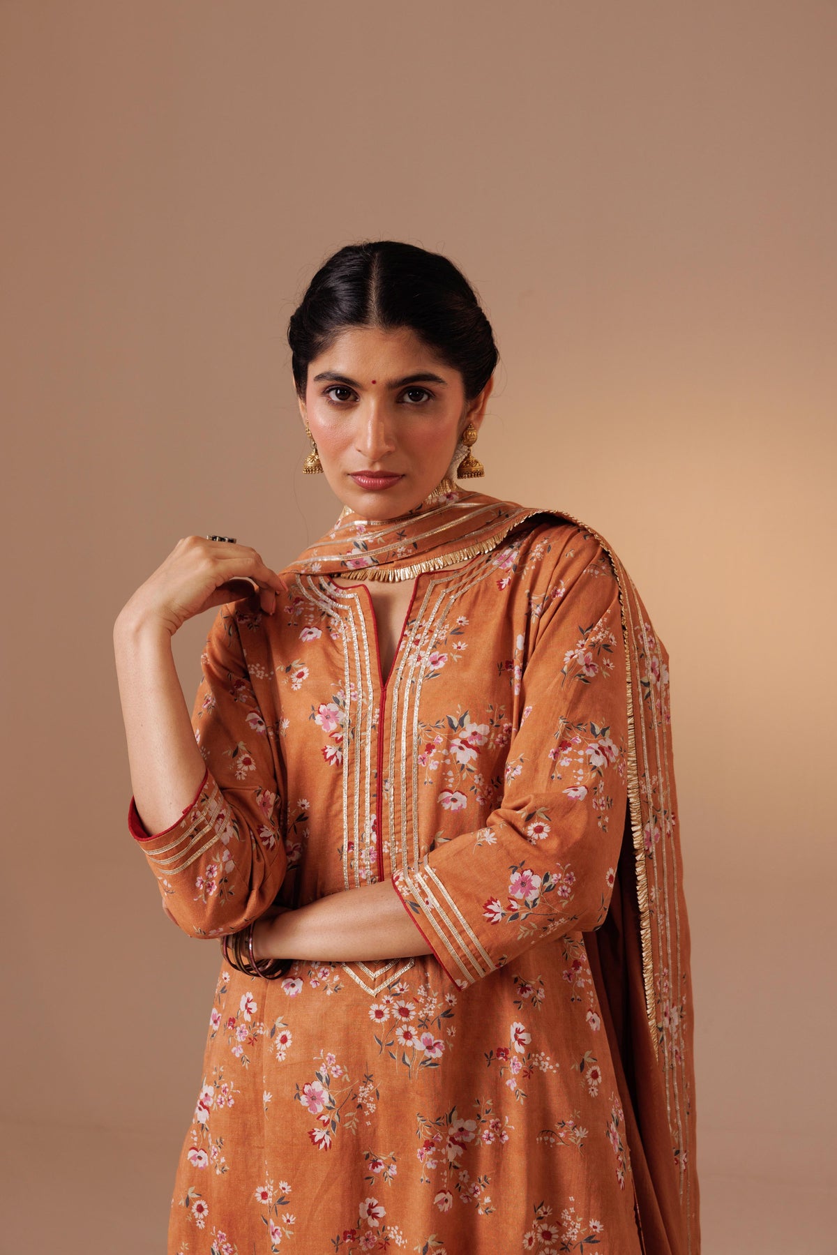 Avanti Printed Gota Brown