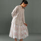 Mary Block print Co-ord set Pink Strips