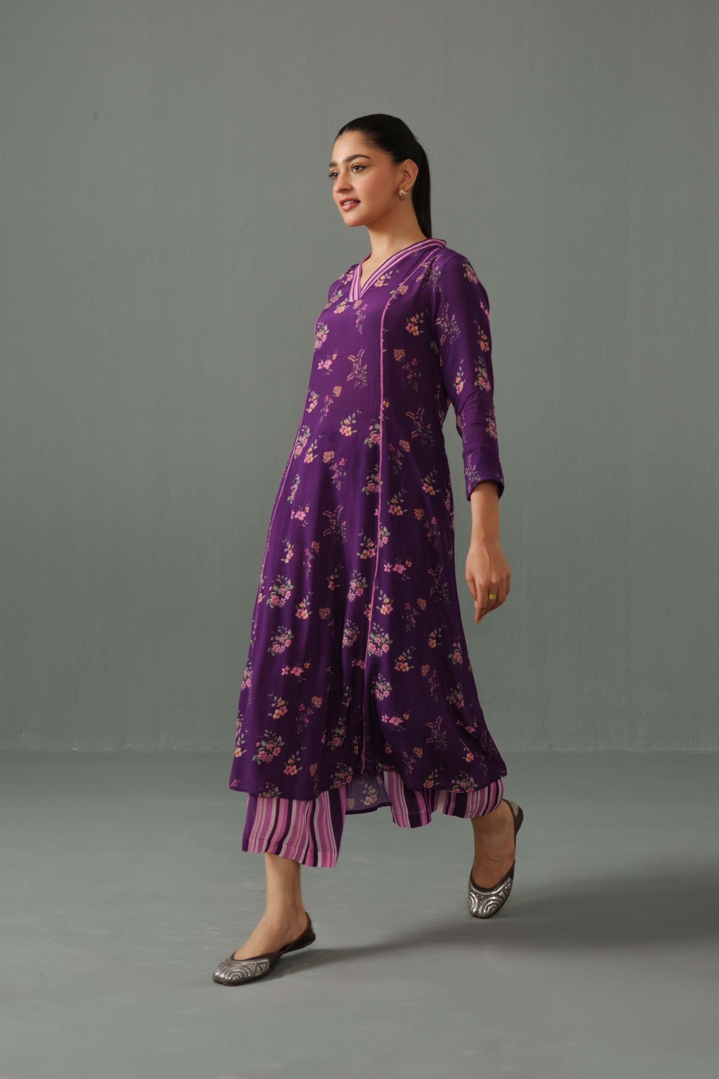 Thea Co-ord Set Purple