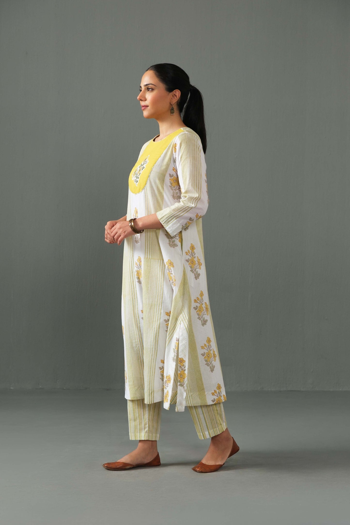 Jule kurta set yellow