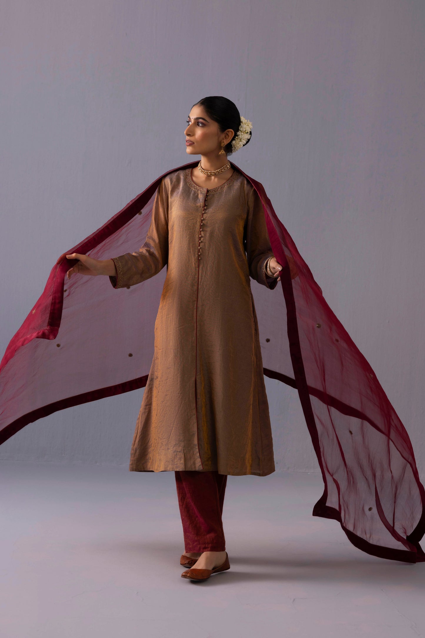 Rashmi Kurta Set Grey