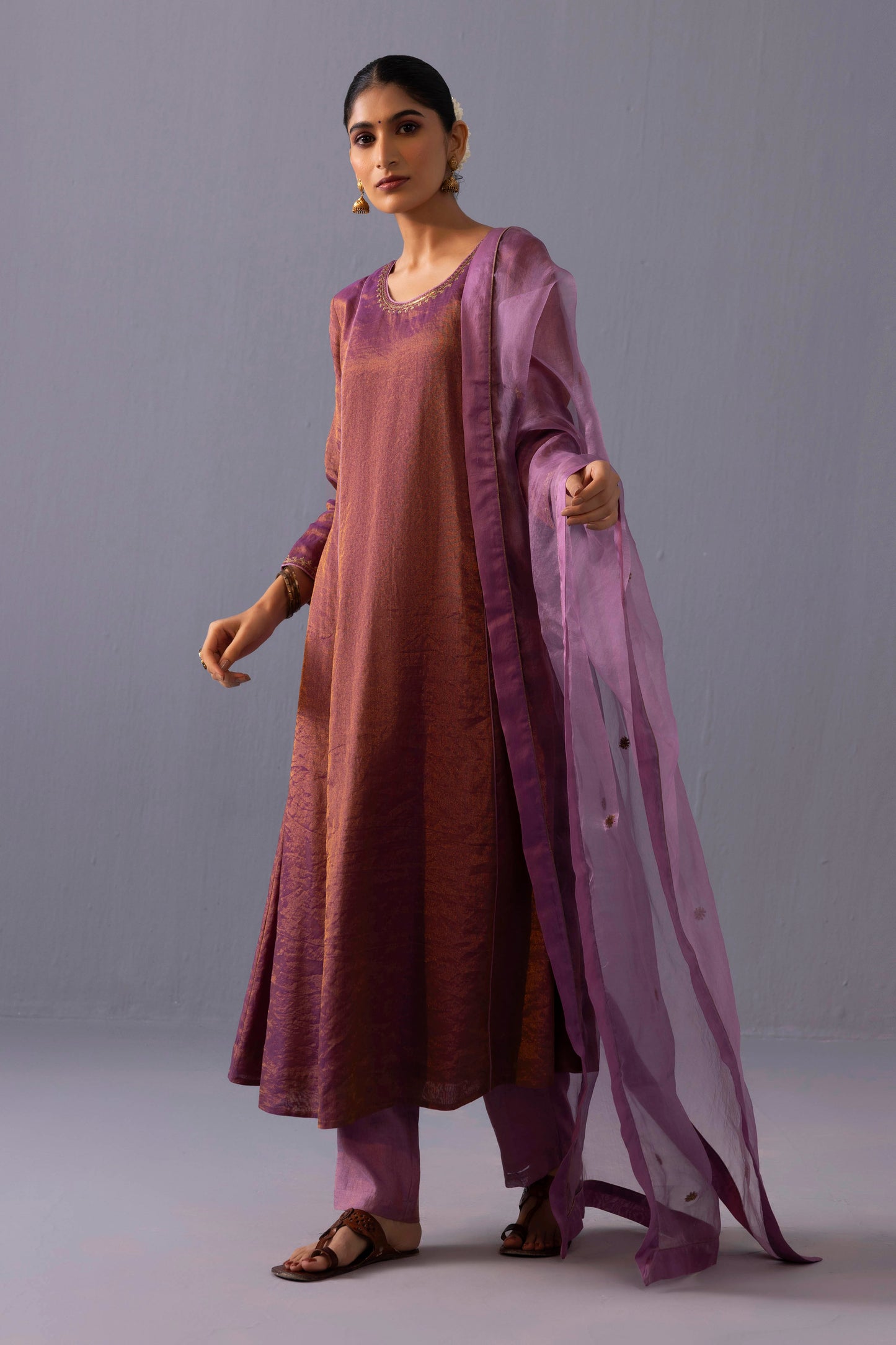 Himani Kurta Set Purple
