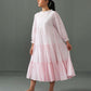 Megan Block Print Dress Pink