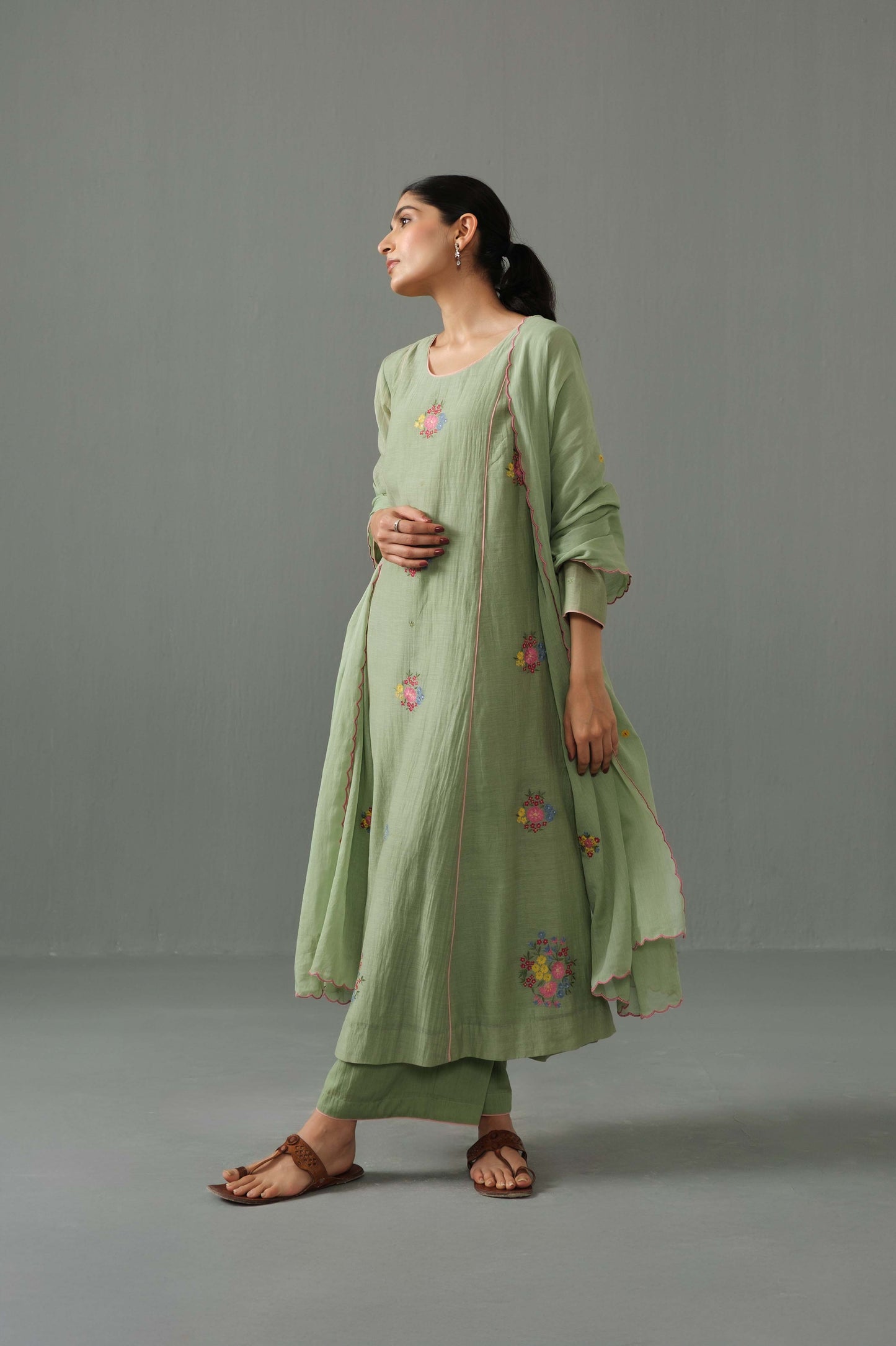 Zoe kurta set Green