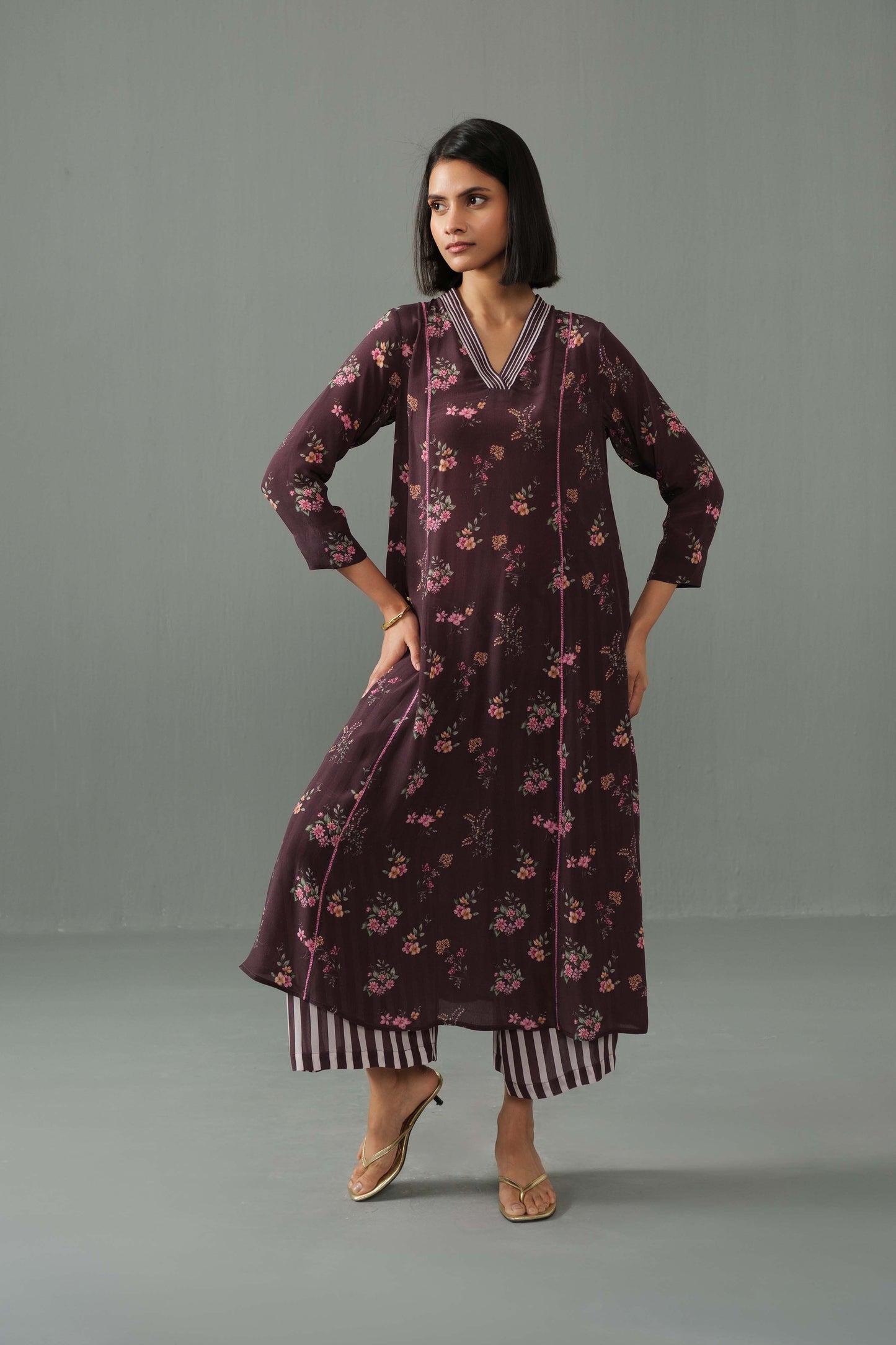 Thea co-ord set Brown
