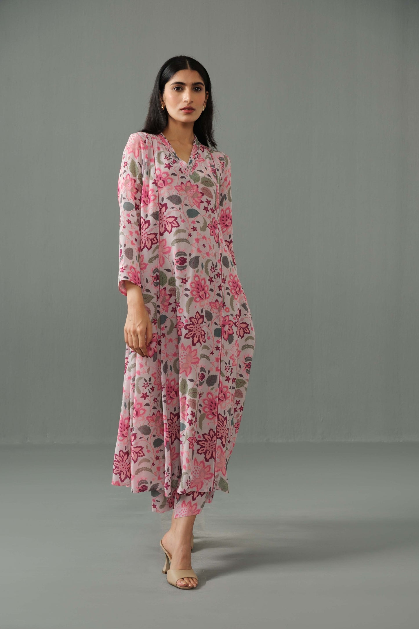Thea Chintz co-ord set White