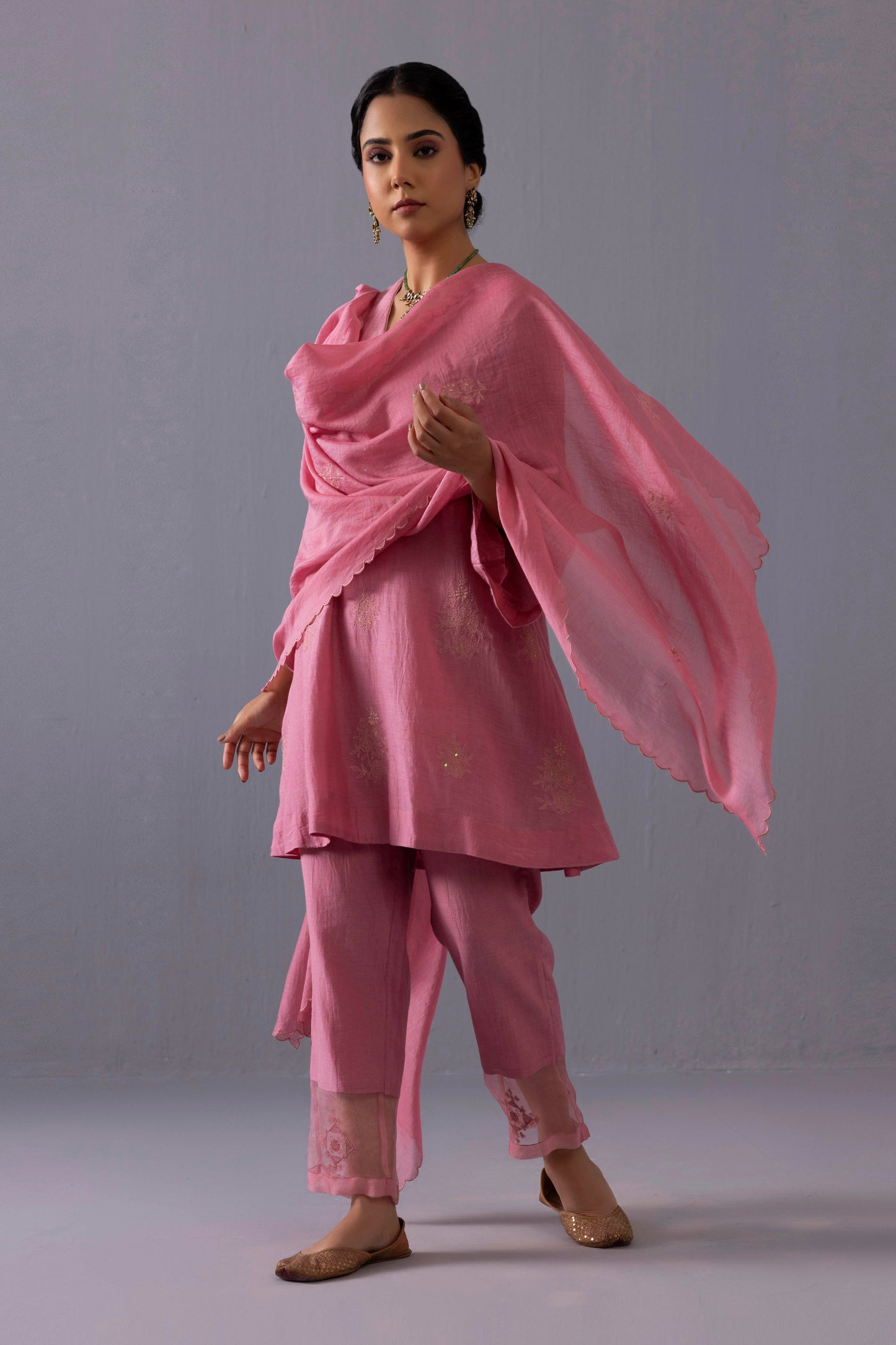 Aditi Kurta Set Pink