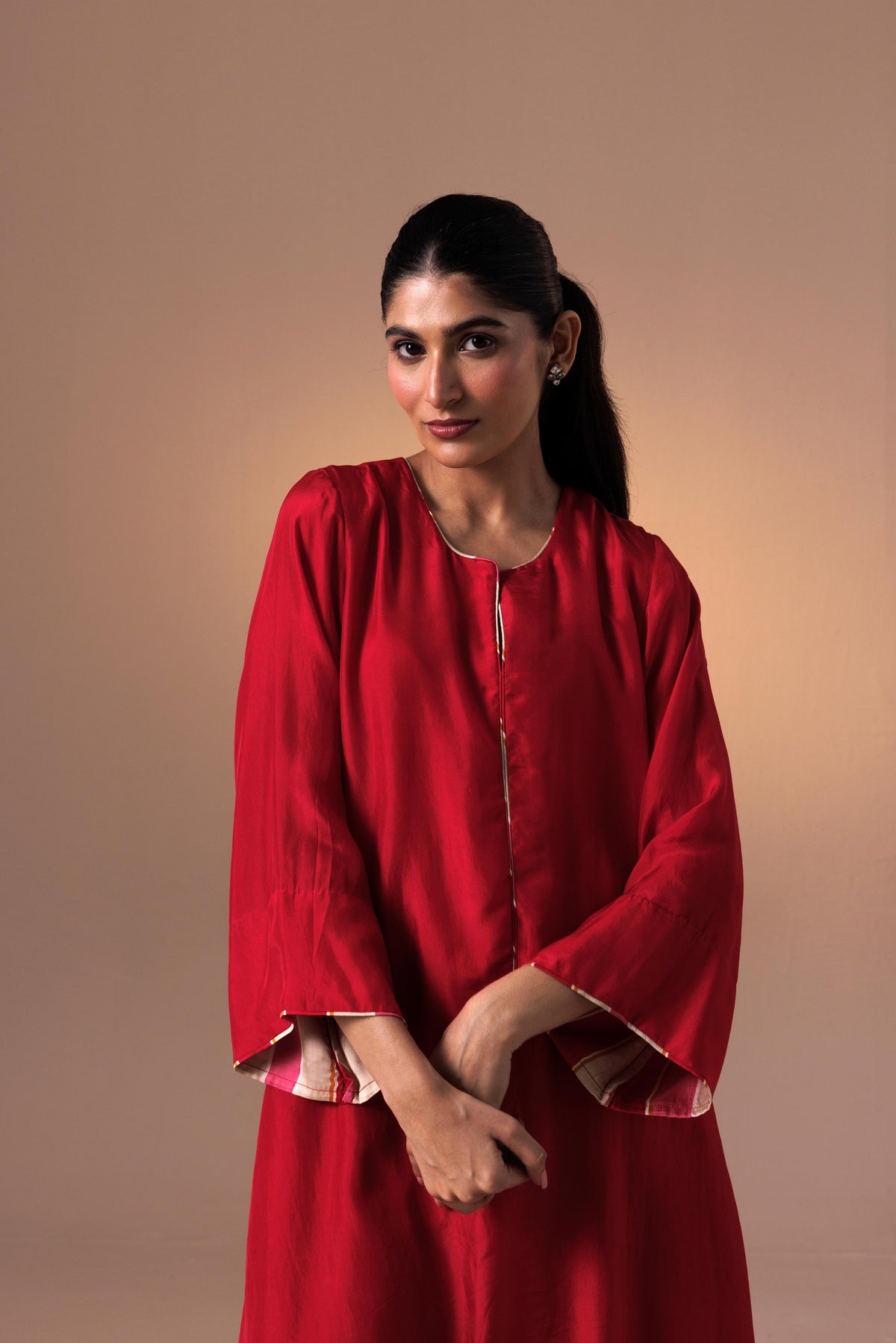 Chaya Kurta Set - Red