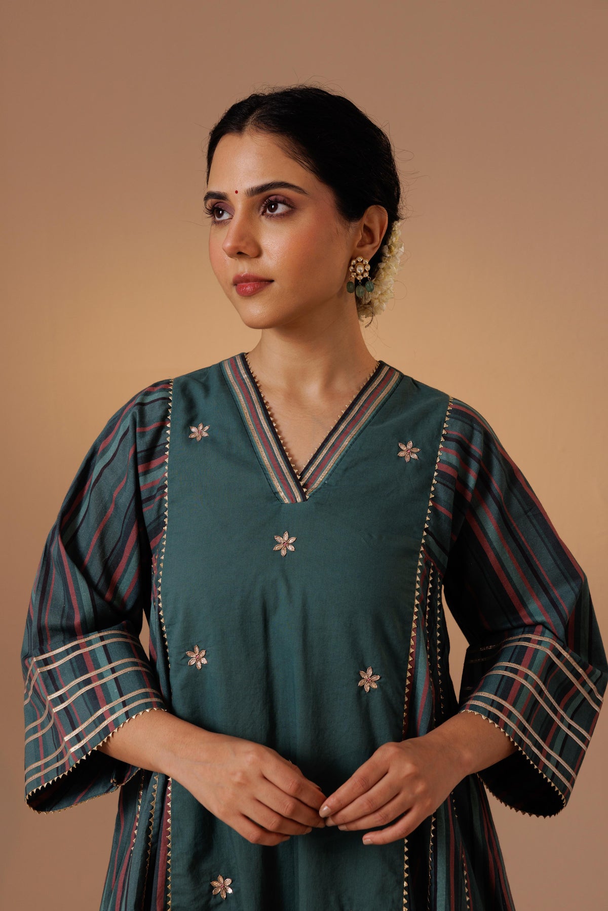 Veera Choga kurta set- Green