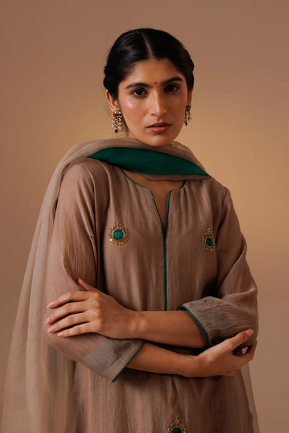 Avanti Color Block - Beige Green