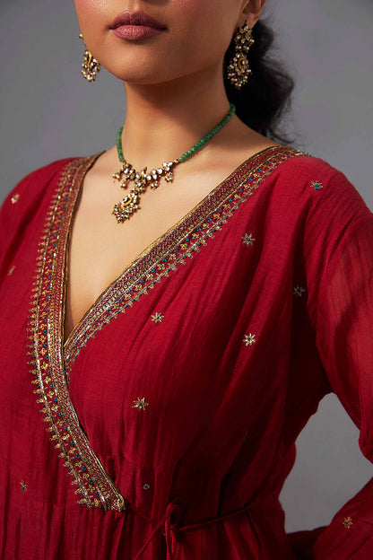 Raha Angrakha Set Red